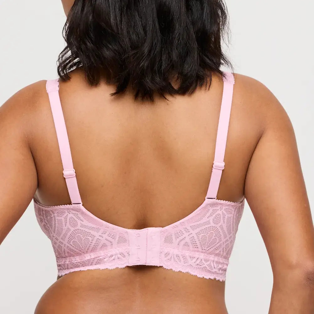 Bralette sin aros con encaje SALERNO ROSE CORSETERIA SINGUERLIN