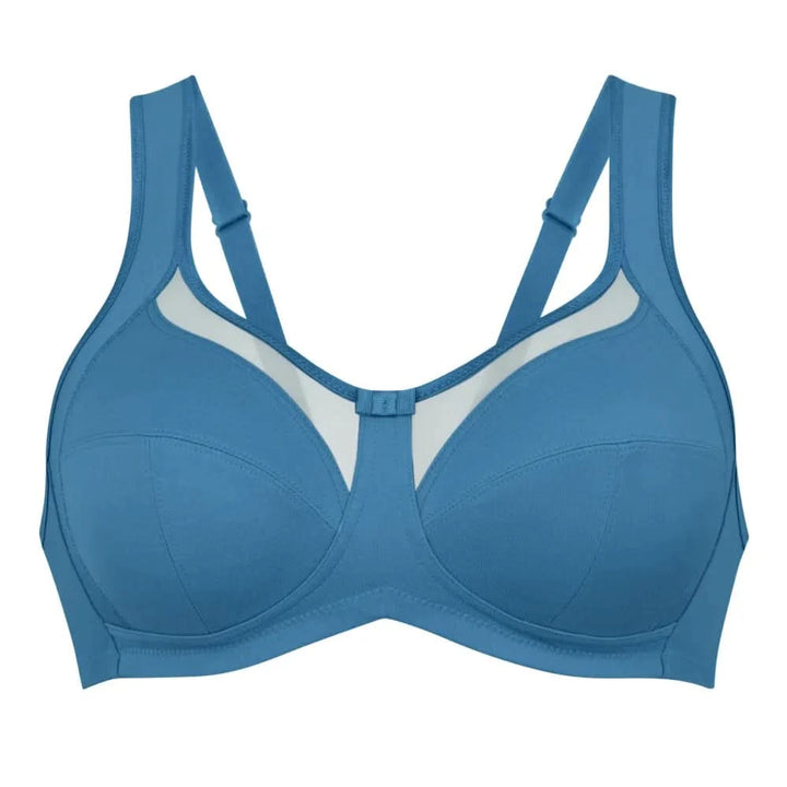 Sujetador sin aros Nº1 EN VENTAS con tirantes anchos confort CLARA BLUE