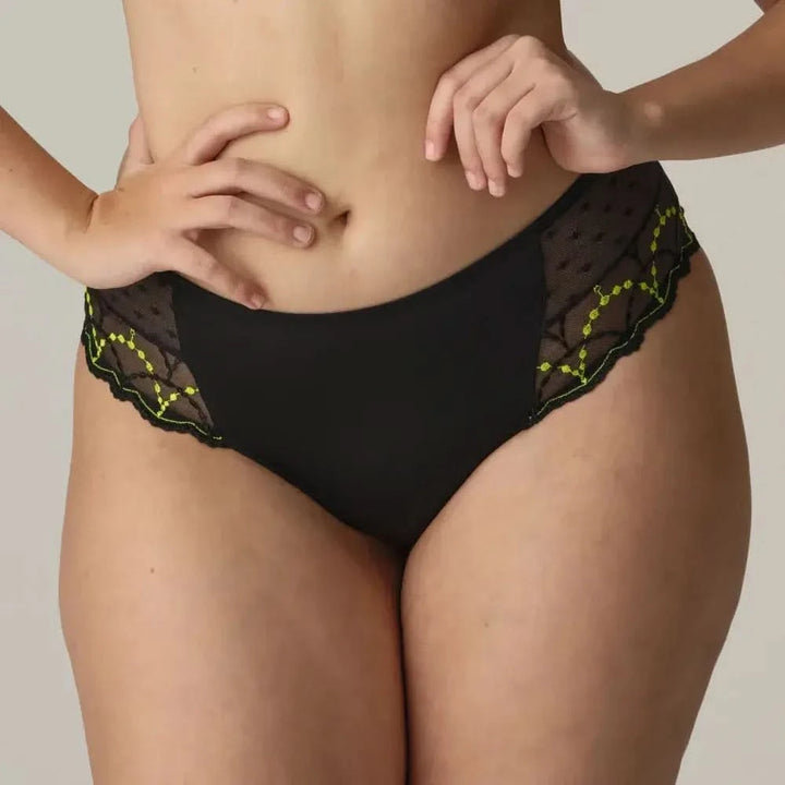 Culote de topos y encaje fosforito TEPITO