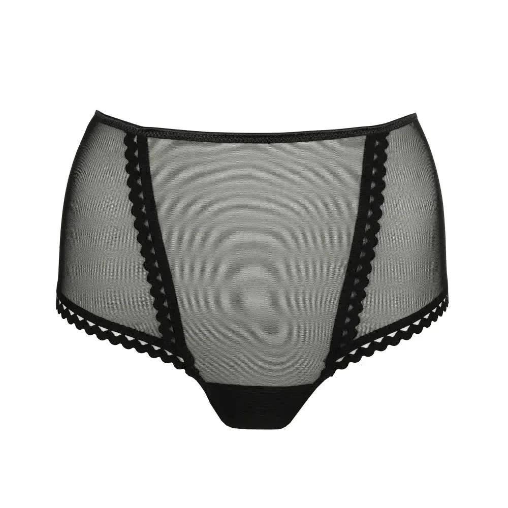 Culote entero semitransparente VIVGIRL NEGRO