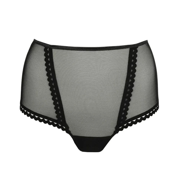 Culote entero semitransparente VIVGIRL NEGRO