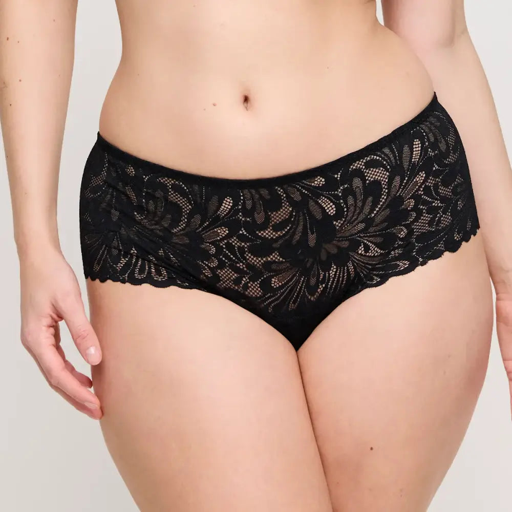 Culote semitransparente RUPI NEGRO Corseteria Singuerlin 