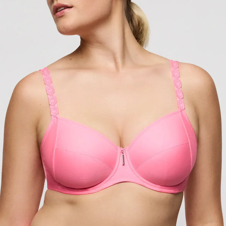 SUJETADOR COPAS LISAS CON COSTURAS Y AROS TWIXIE