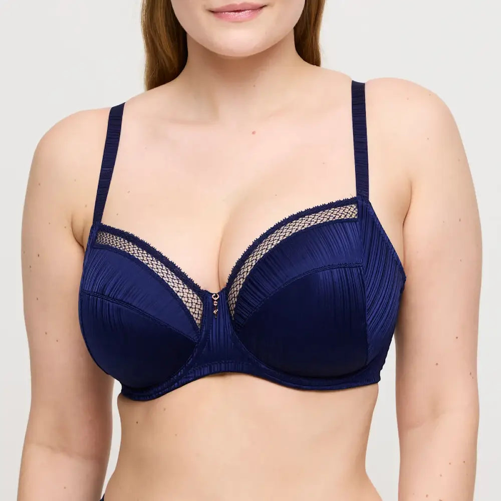  SUJETADOR EFECTO REDUCTOR LISO CON AROS KNOKKE BLUE Corseteria Singuerlin 