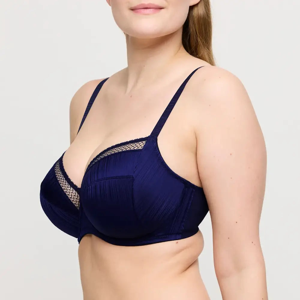  SUJETADOR EFECTO REDUCTOR LISO CON AROS KNOKKE BLUE Corseteria Singuerlin 
