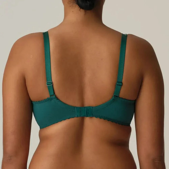 SPRINGDALE GREEN LACE PLUNGE UNDERWIRE BRA 
