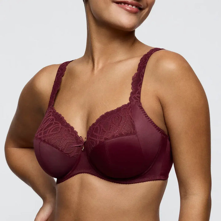 Sujetador IDEAL COPAS GRANDES con aros SALERNO EVENING RED