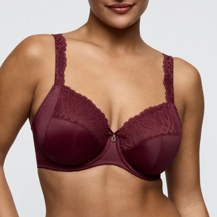 Sujetador IDEAL COPAS GRANDES con aros SALERNO EVENING RED