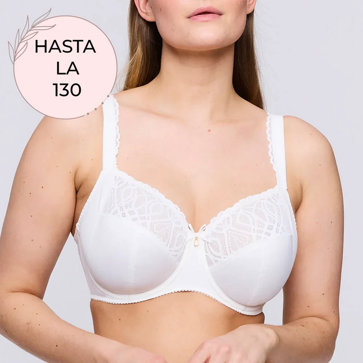 Sujetador IDEAL COPAS GRANDES con aros SALERNO NATURAL