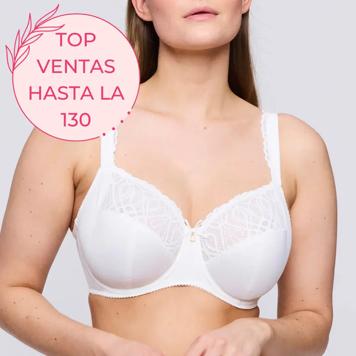 Sujetador IDEAL COPAS GRANDES con aros SALERNO NATURAL
