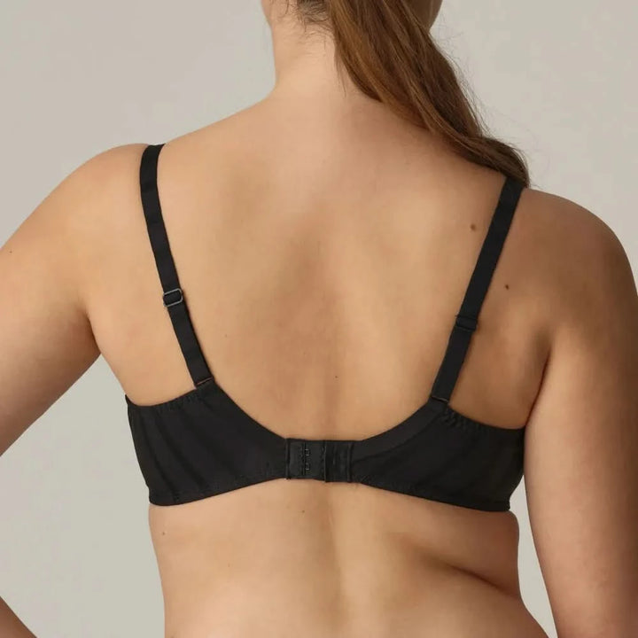 Black striped underwire bra MALDIVES BLACK 