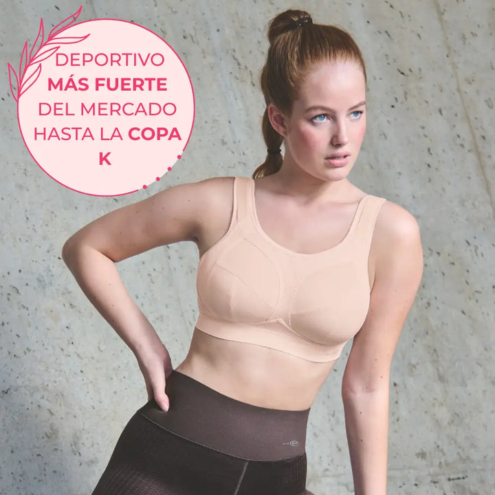 Sujetador deportivo ESPECIAL COPAS GRANDES EXTREME CONTROL PLUS ROSA