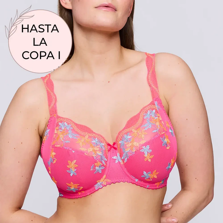Sujetador efecto reductor CALA LUNA ROSA