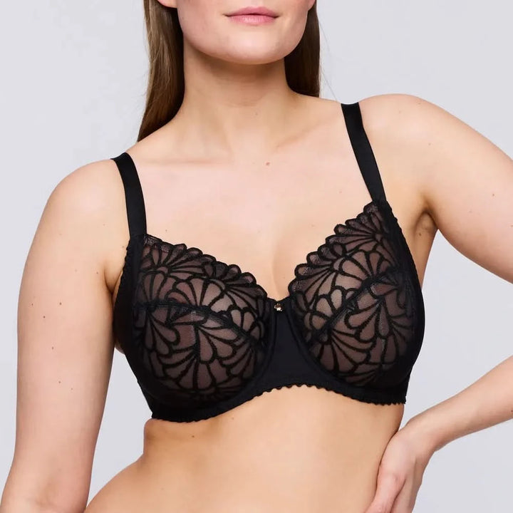 GALLIPOLI BLACK slimming lace bra 