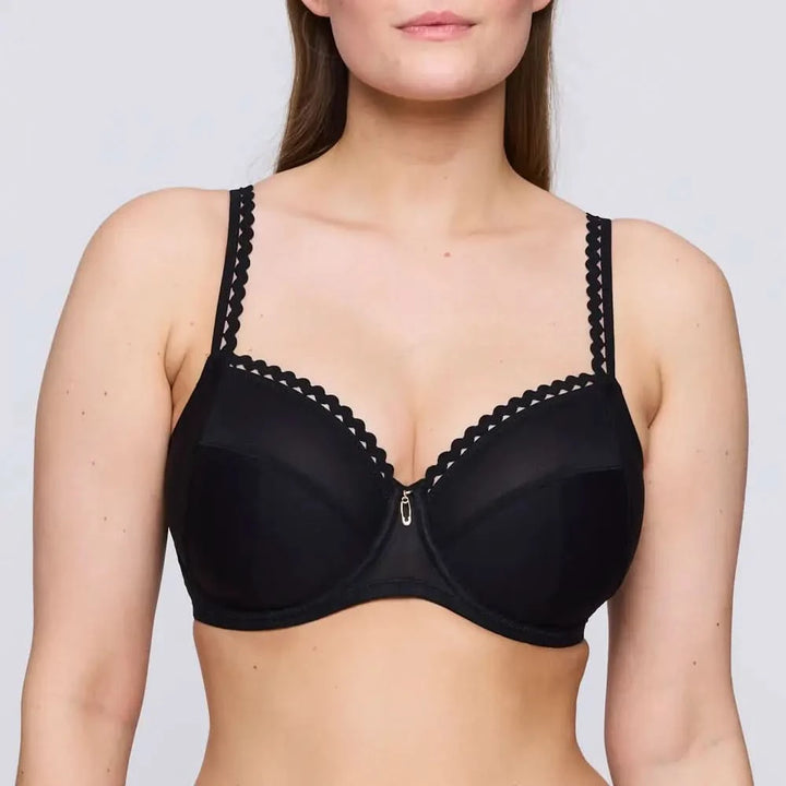 Sujetador liso con aros VIVGIRL NEGRO