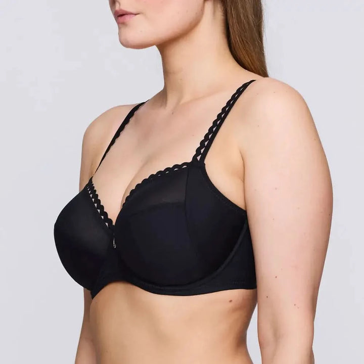 Sujetador liso con aros VIVGIRL NEGRO