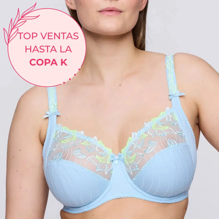 Sujetador reductor TOP VENTAS con aros Deauville Milky Blue
