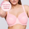 Sujetador reductor con aros Montara Pink
