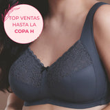 Sujetador sin aros con tirantes de alivio anchos HAVANNA BLUE