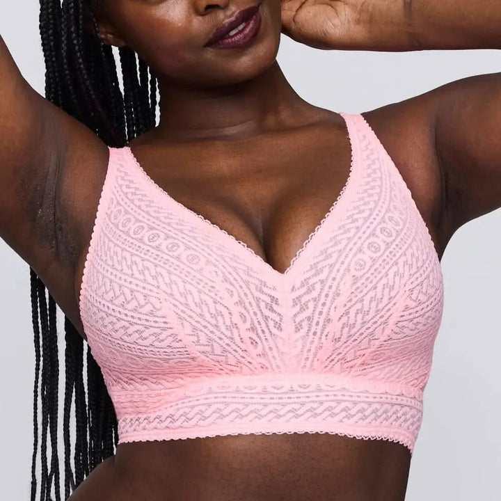 MONTARA PINK Lace Bralette Non-wired Bra 
