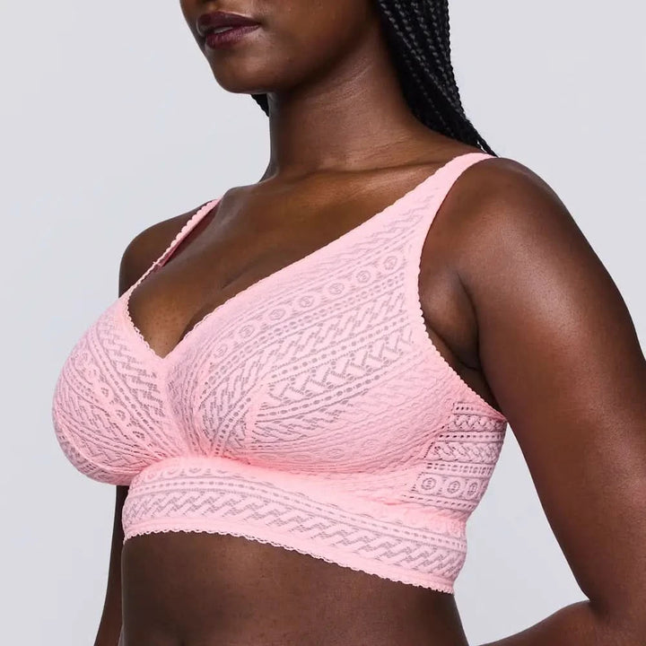 MONTARA PINK Lace Bralette Non-wired Bra 