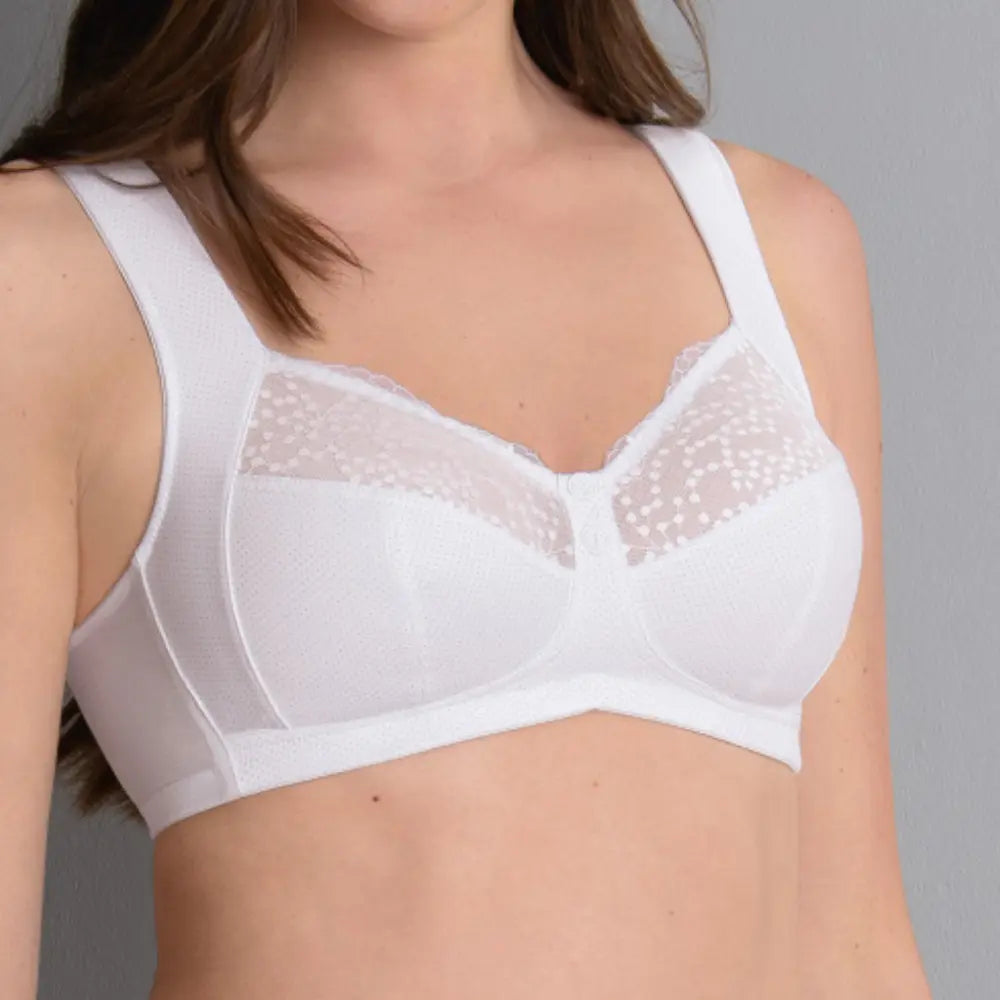 Sujetador sin aros tirantes anchos TOP VENTAS ORELY BLANCO