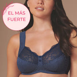 Sujetador sin aros tirantes anchos TOP VENTAS ORELY BLUE