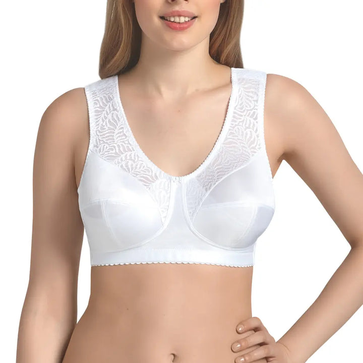 Sujetador tirantes súper anchos ideal espalda sin aros MYLENA BLANCO