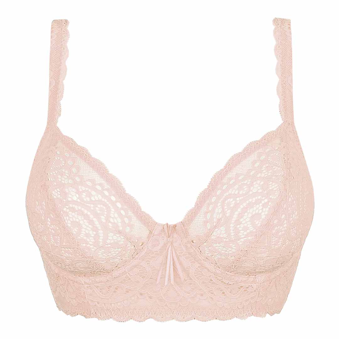 I DO SILKY TAN Underwired Lace Bralette 