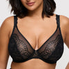 Sujetador bralette escote profundo semitransparente SHIMLA