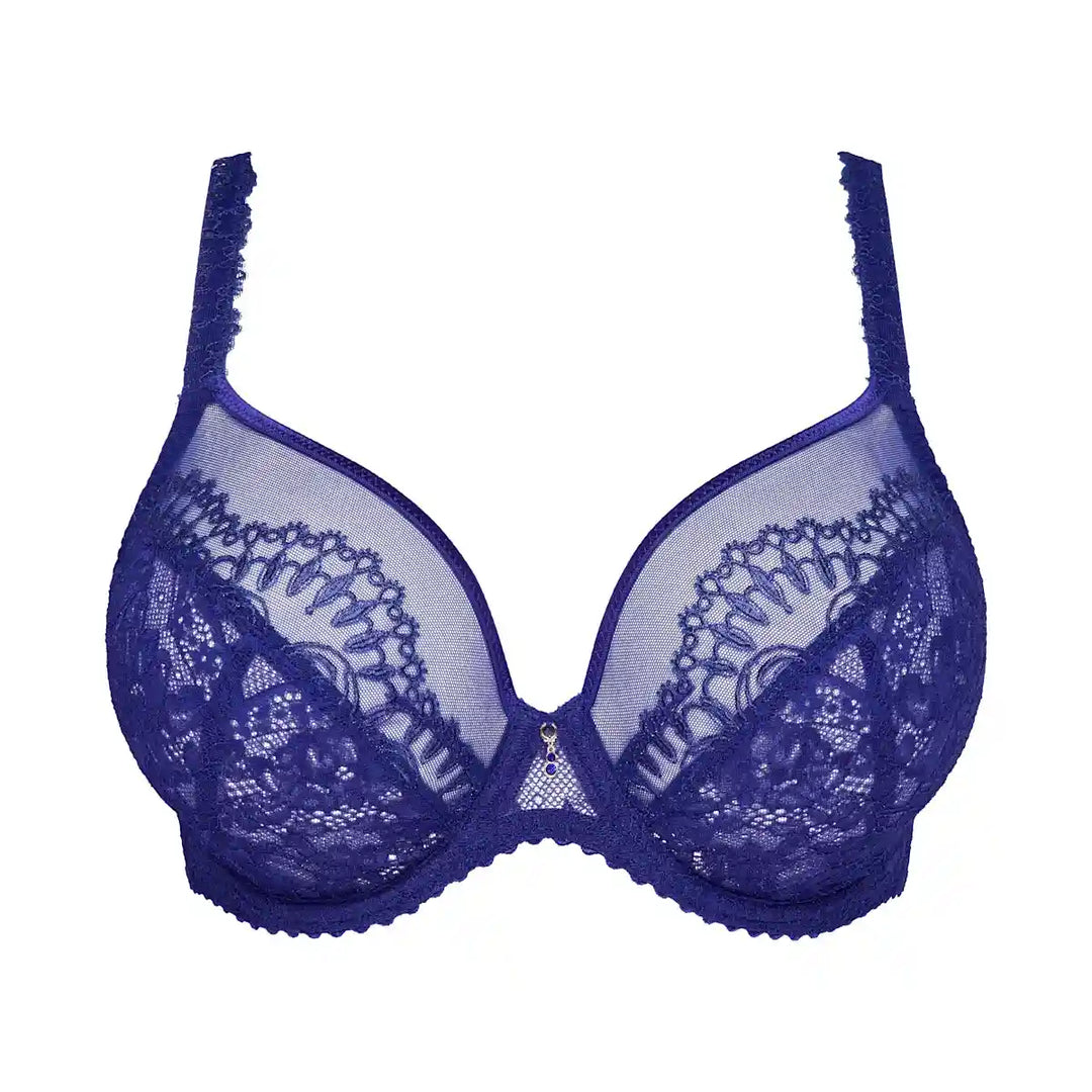Sujetador bralette escote profundo semitransparente Shimla Crazy Blue