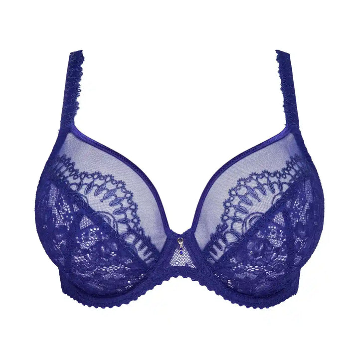 Sujetador bralette escote profundo semitransparente Shimla Crazy Blue