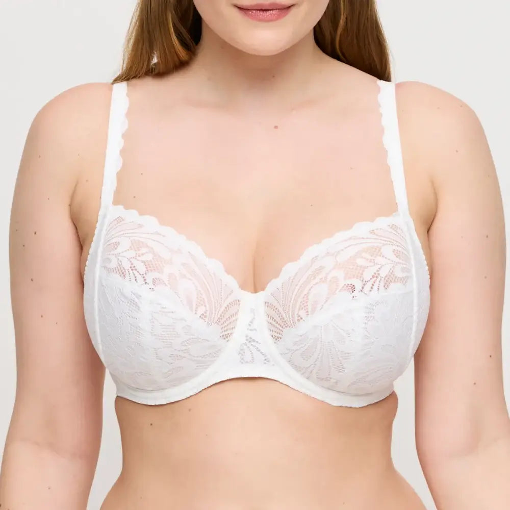 Sujetador de fino encaje con aros Rupi Naturel Corseteria Singuerlin 