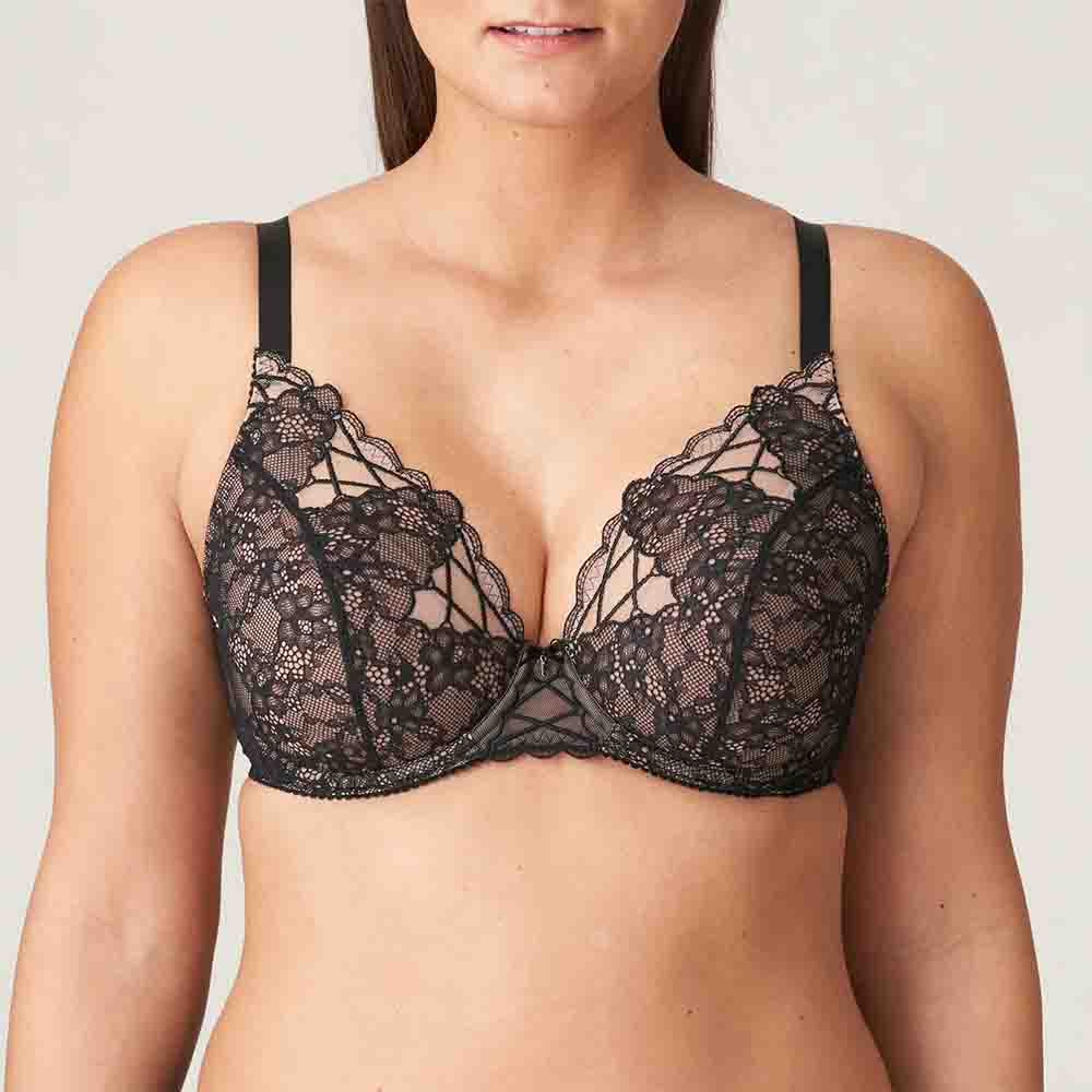 Plunge bra with LIVONIA lace 