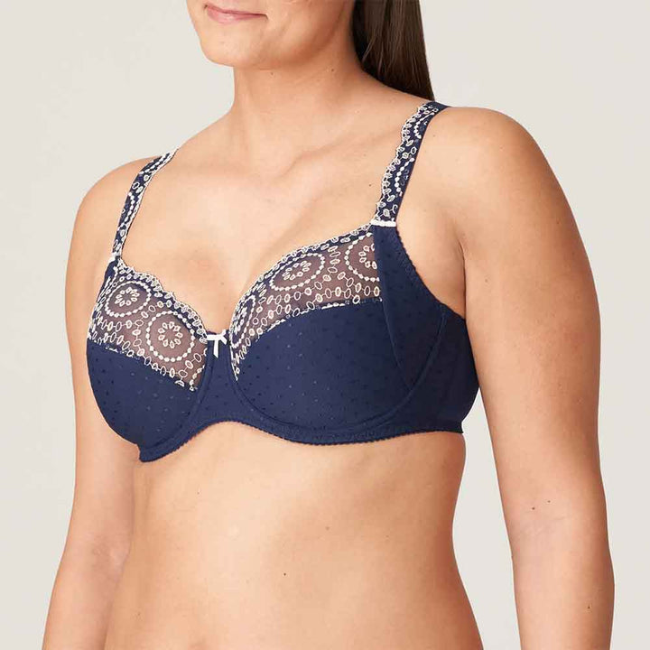 Ideal bra for large sizes with underwire OSINO BLUE 