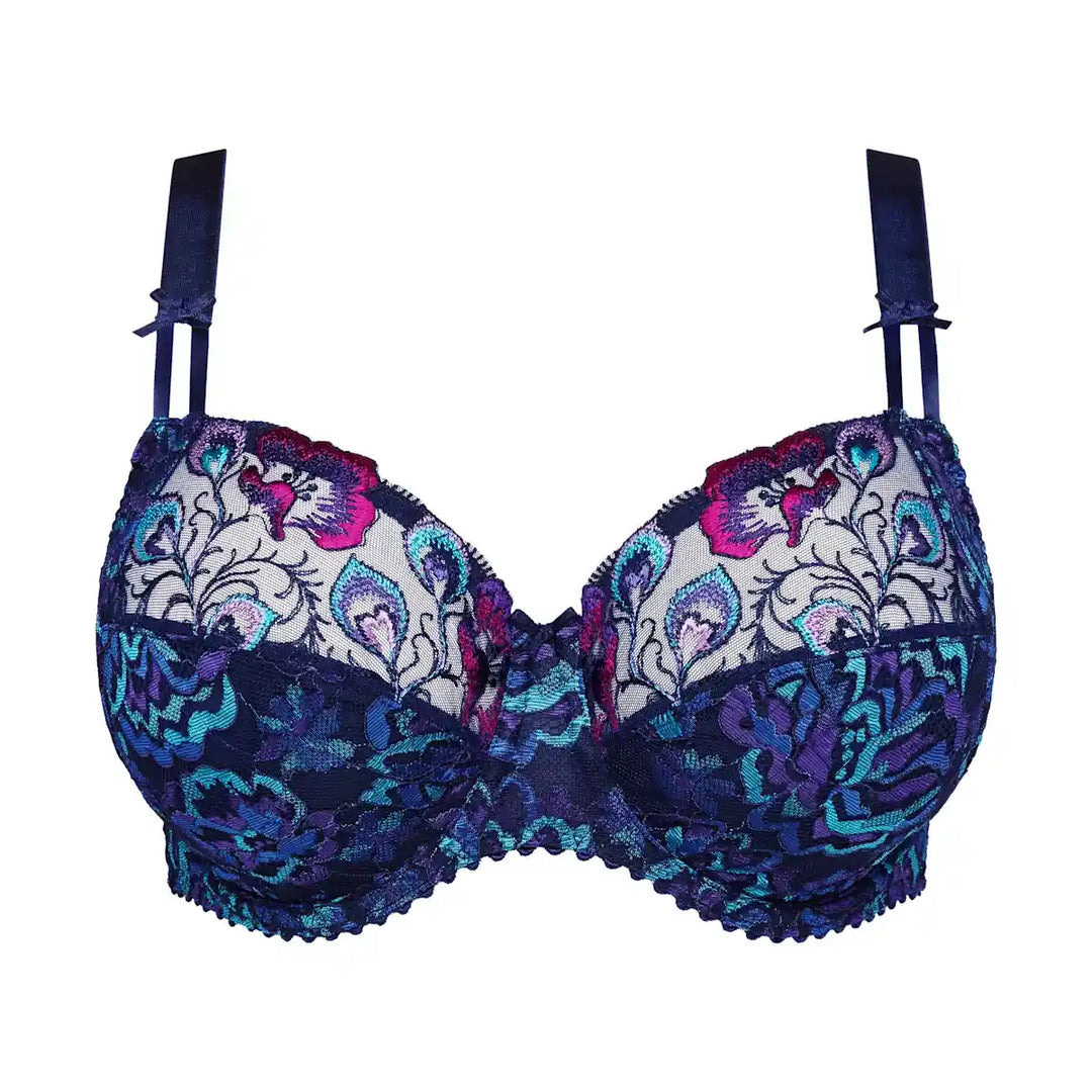 Sujetador para todas las tallas con aros San Angel Water Blue
