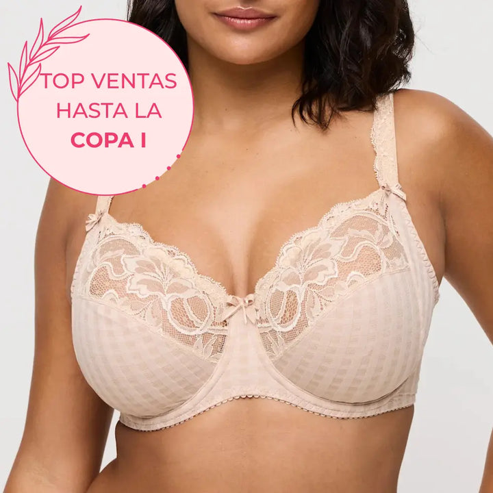 Sujetador reductor con aros TOP VENTAS Madison BEIGE