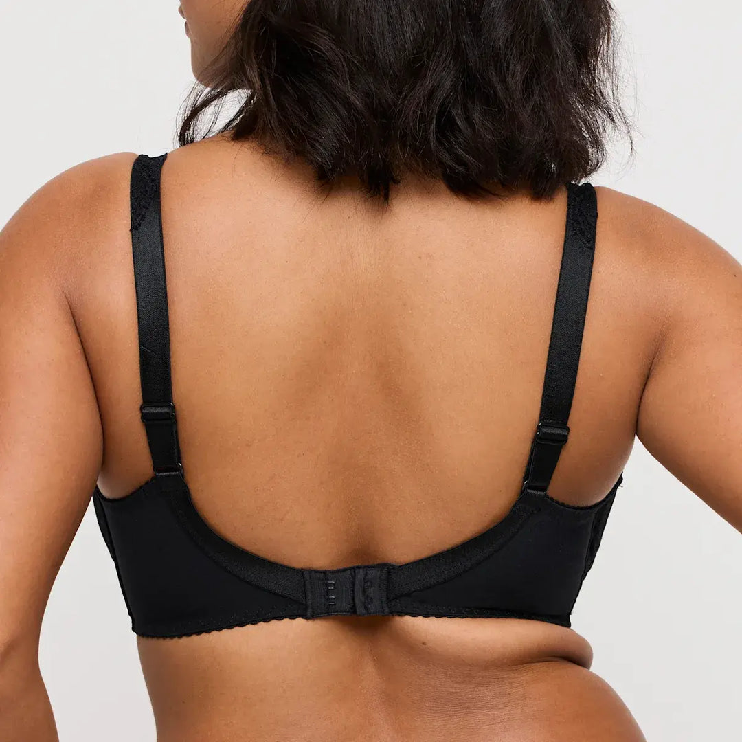 Sujetador reductor TOP VENTAS con aros Madison NEGRO