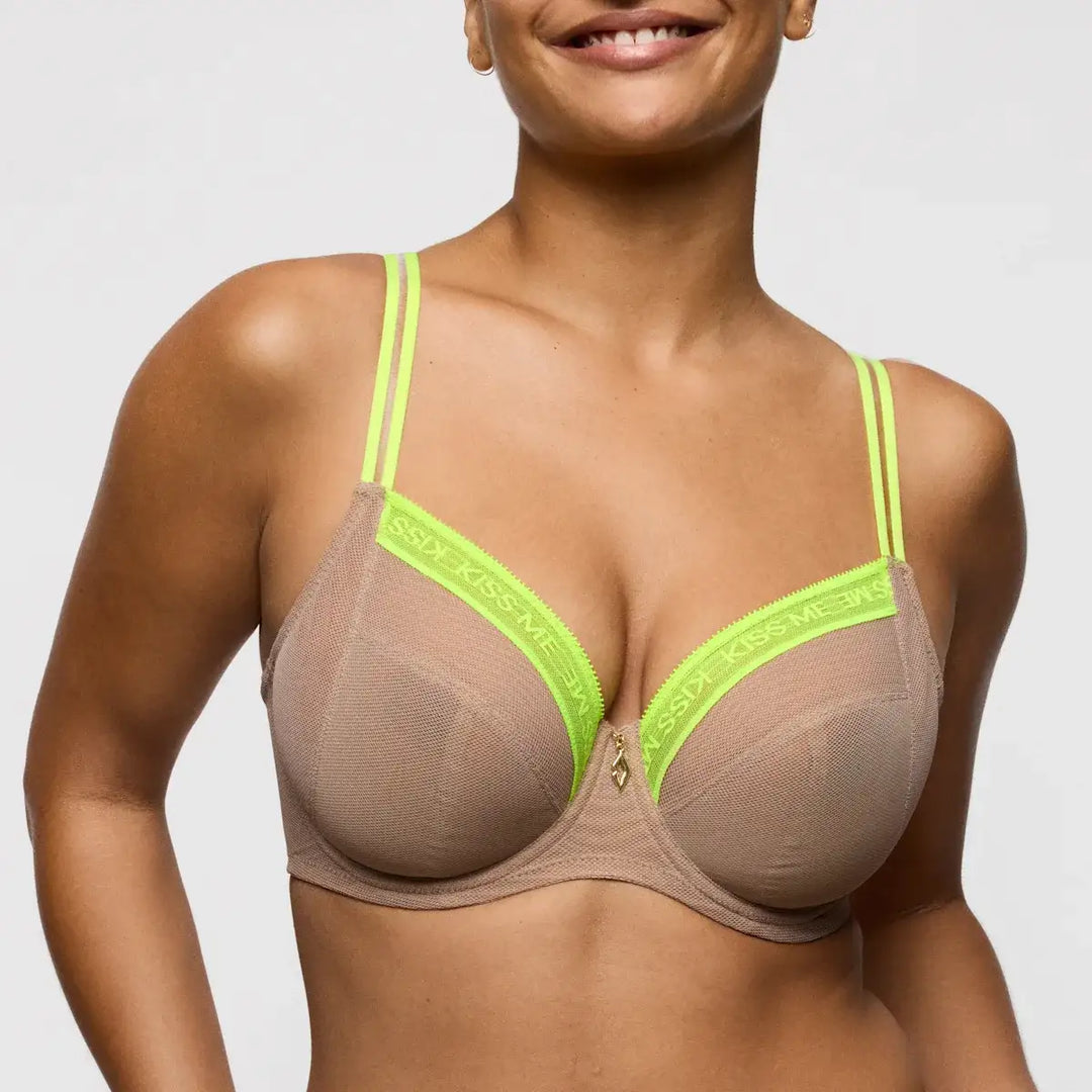 Sujetador semitransparente con aros COOLS