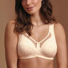 Sujetador sin aros Nº1 EN VENTAS con tirantes anchos confort CLARA ART SMART ROSE