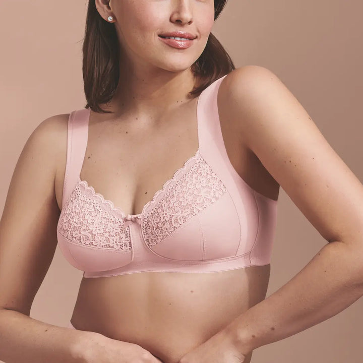 Sujetador sin aros con tirantes de alivio anchos HAVANNA ROSA