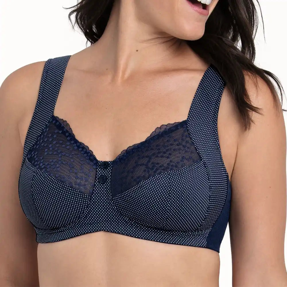 Sujetador sin aros tirantes anchos TOP VENTAS ORELY BLUE Corseteria Singuerlin 