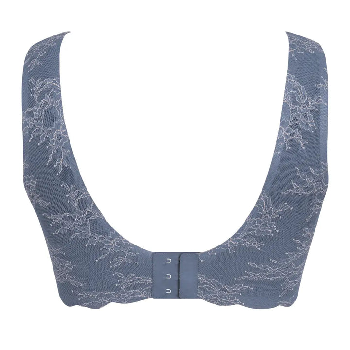 TOP suave sin costuras y sin aros IDEAL COMODIDAD ESSENCIALS LACE GREY/ROSE