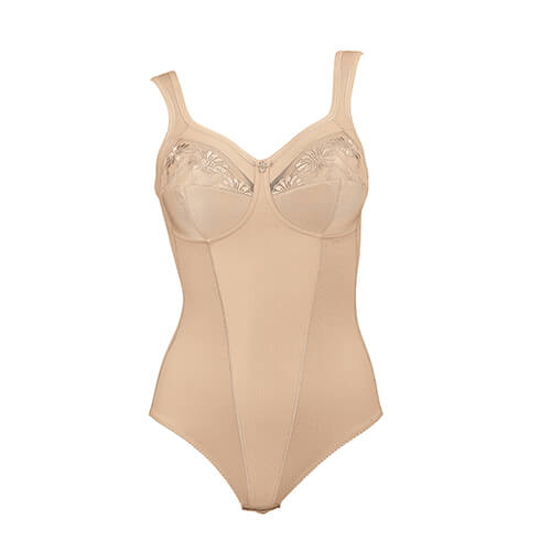 SAFINA figure-reducing bodysuit without underwire with wide straps