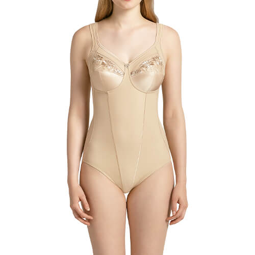 SAFINA figure-reducing bodysuit without underwire with wide straps