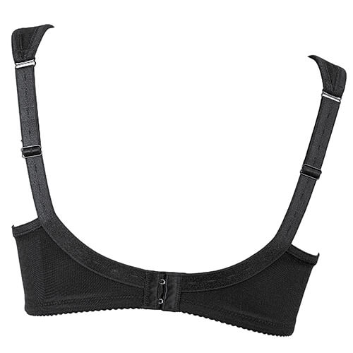 Non-wired bra with wide straps SAFINA BLACK