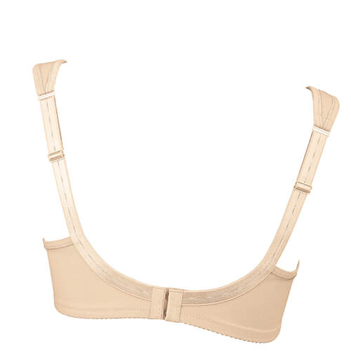 Non-wired bra with wide straps SAFINA BEIGE