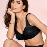 Sujetador sin aros con tirantes de alivio anchos AIRITA NEGRO