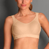 Sujetador deportivo sin aros EXTREME CONTROL BEIGE