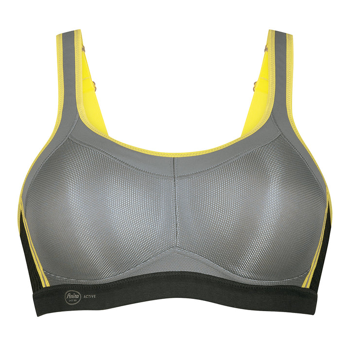 Number 1 selling sports bra MOMENTUM ICONIC GRAY